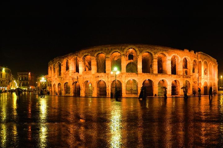 Arena at night