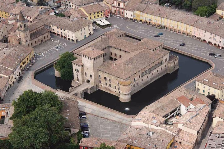 Fontanellato - Rocca Sanvitale - aerial view