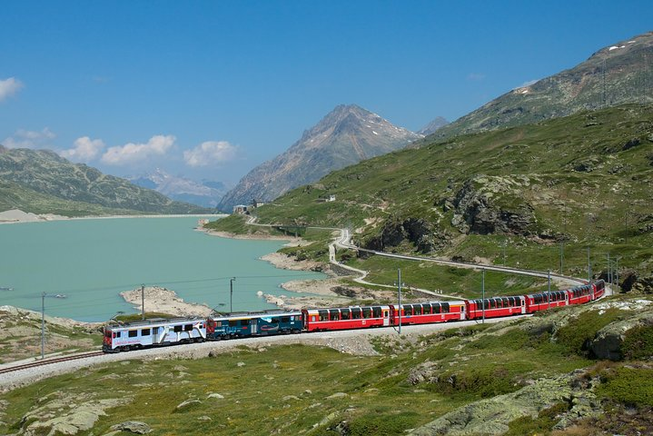 From Lake Como or Milan: Bernina Red Train Tour  - Photo 1 of 10