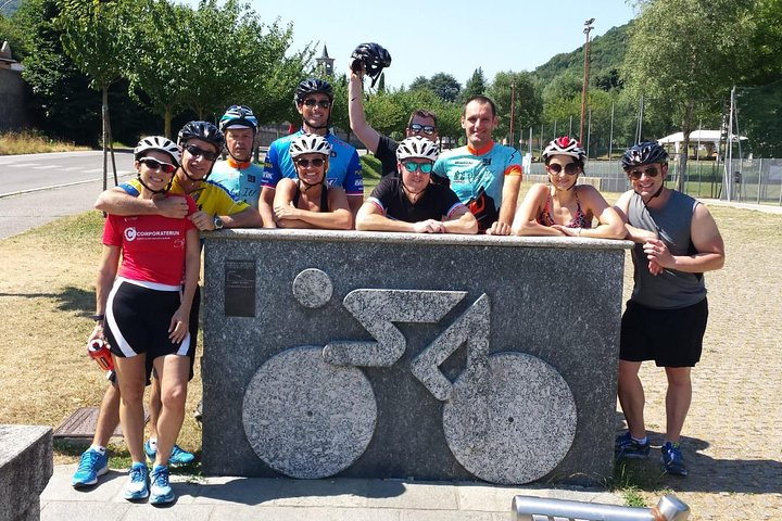 At the cyclists' fountain