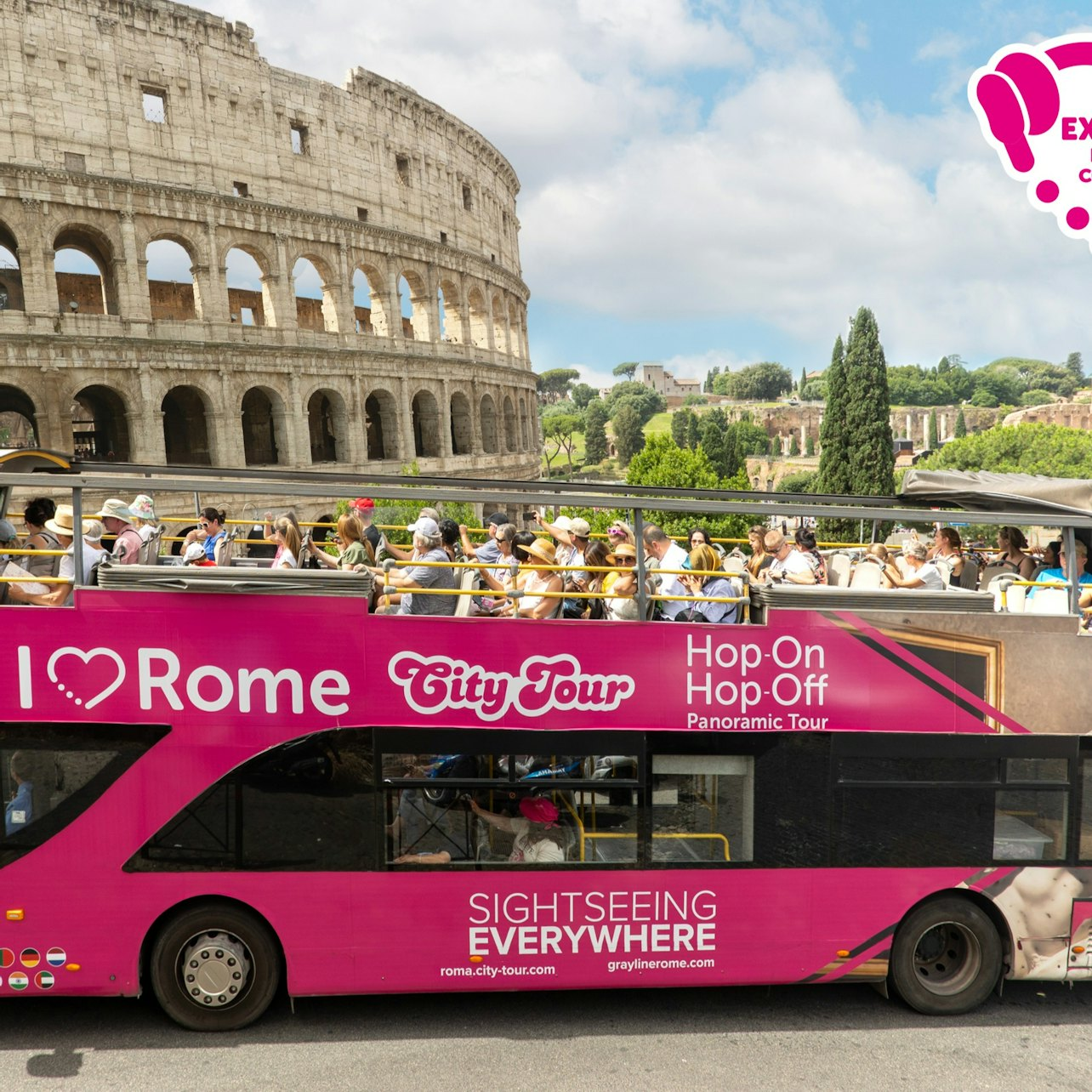 I Love Rome: Hop-on Hop-off Panoramic Bus Tour - Photo 1 of 17