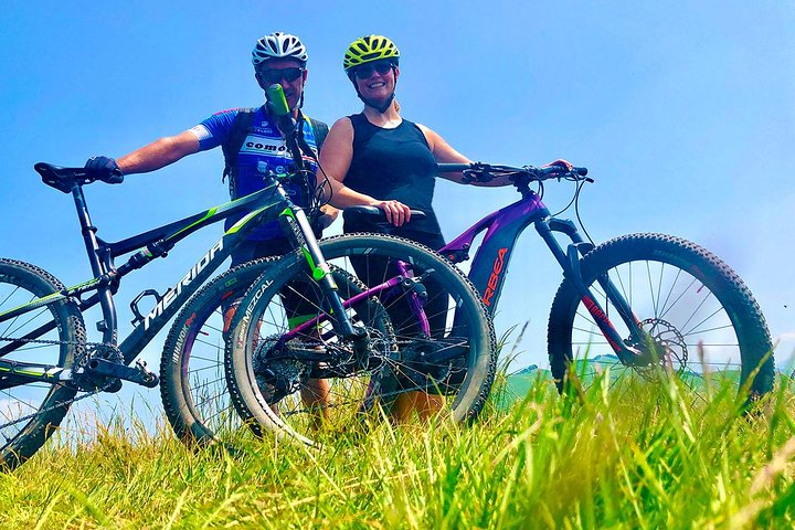 Mountain Biking over Lake Como