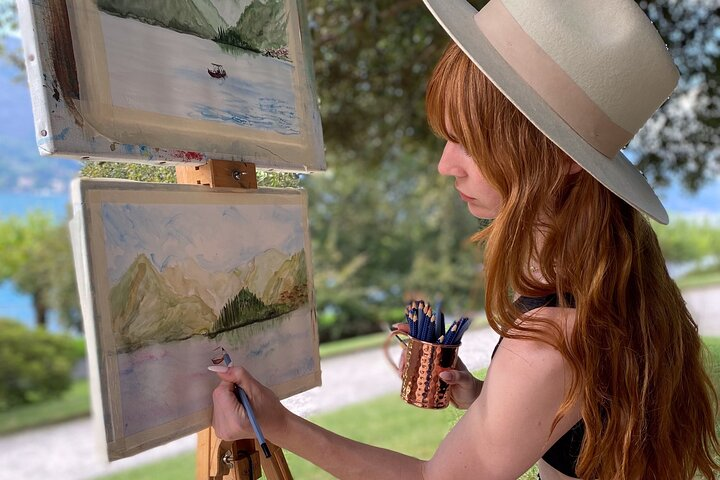 Private 90 minutes painting art class in Bellagio  - Photo 1 of 11