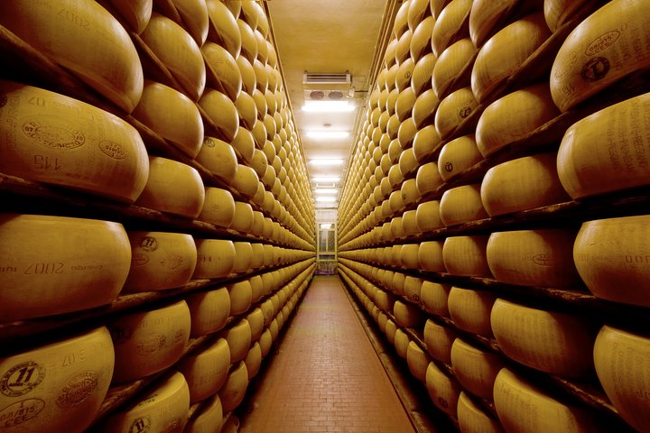 Taste amazing Parmesan cheese on this tour