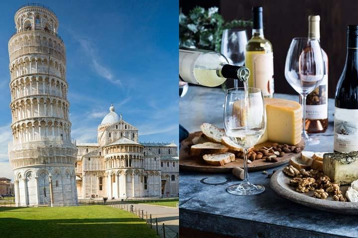 Pisa and wine