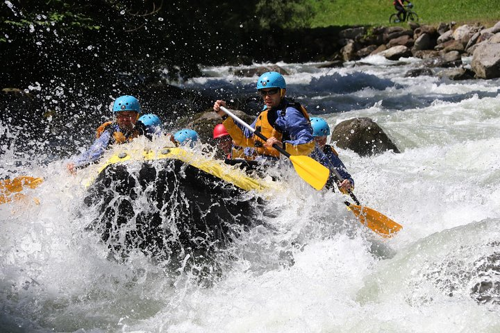 rafting extray on Noce river Italy