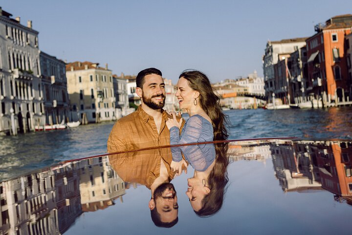 Just engaged in Venice!