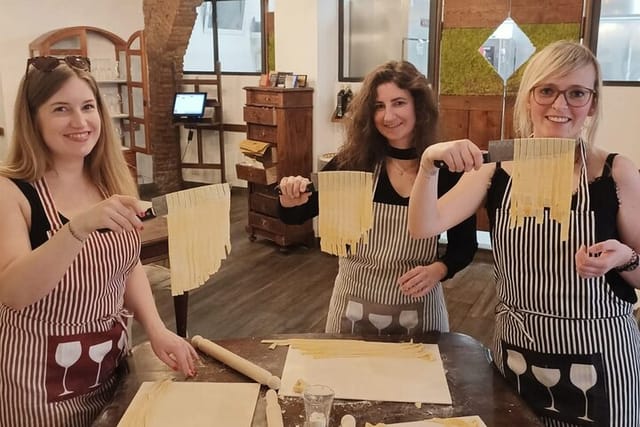 Rome Spanish Steps Cooking Class: Pasta, Tiramisu & Wine - Photo 1 of 14