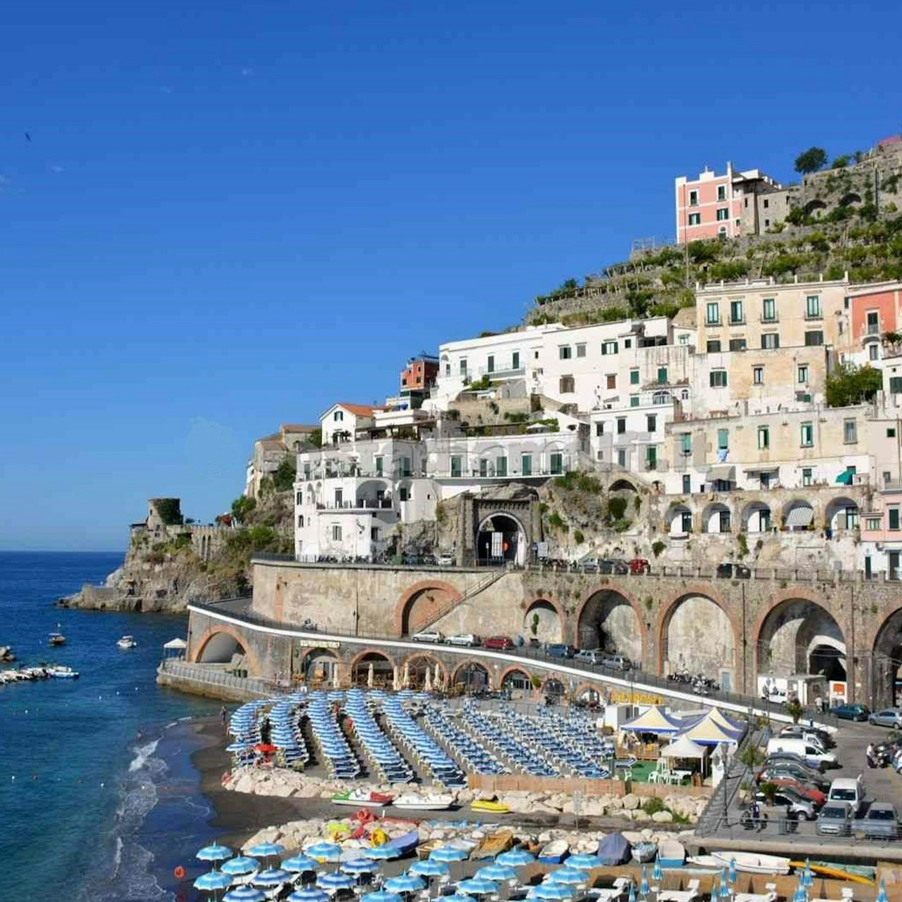 Amalfi Coast & Sorrento: Roundtrip Transport from Naples - Photo 1 of 7