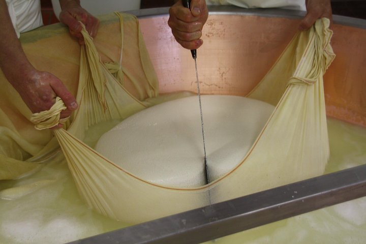 Parmigiano Reggiano cutting