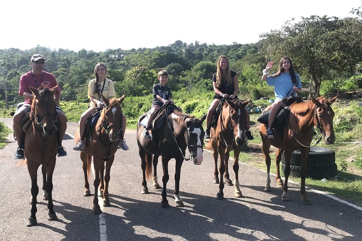 Blue hole waterfalls + horseback riding combo tour from Ocho Rios  - Photo 1 of 2