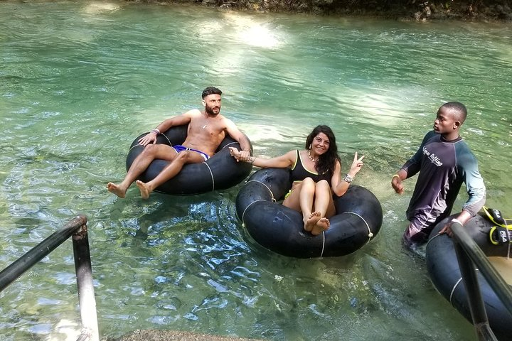 Dunn's River Falls, River Tubing, and Horseback Riding With Transportation - Photo 1 of 6