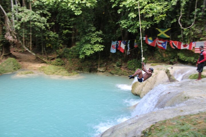 Full-Day Tour of Blue Hole and Dunn's River Falls with Pick Up - Photo 1 of 25