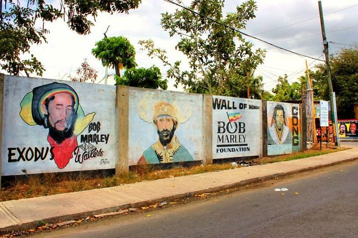 Wall art in Trench Town.