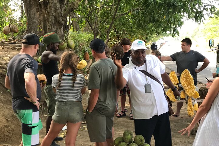 Enjoying local island fruits!!