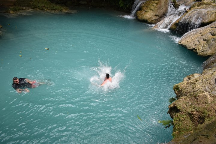 Swimming at the Blue Hole