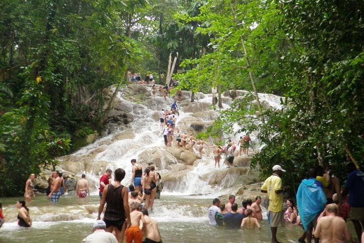 Dunn's River Falls in Ocho Rios, Jamaica