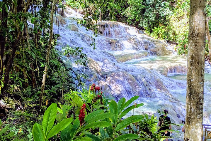 Cascading water falls.