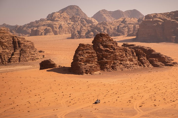 Red Desert Landscape of the Protected Area