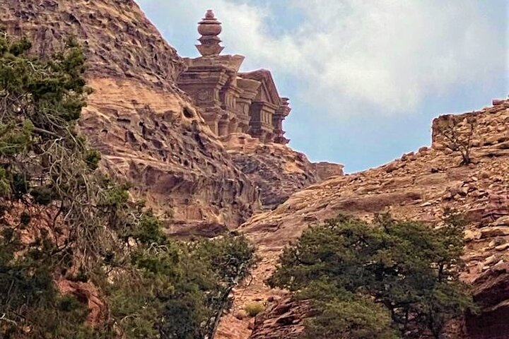 Approaching the Monastery from the Back Entrance
