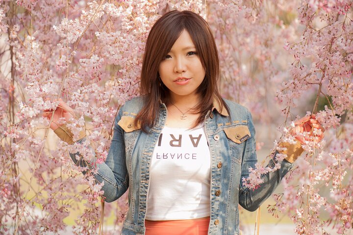 Solo shoot in Fushimi Castle with Cherry Blossoms