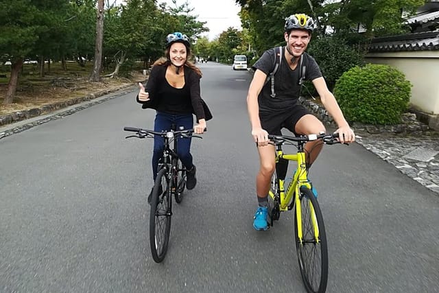 All smiles in Arashiyama!