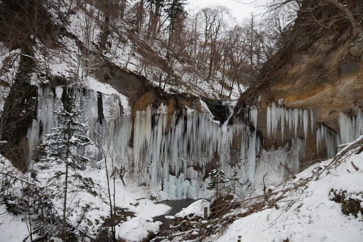 Art of ice `` Nanajo Shichijo Otaki Snowshoe Tour '' Difficulty (Medium) - Photo 1 of 5