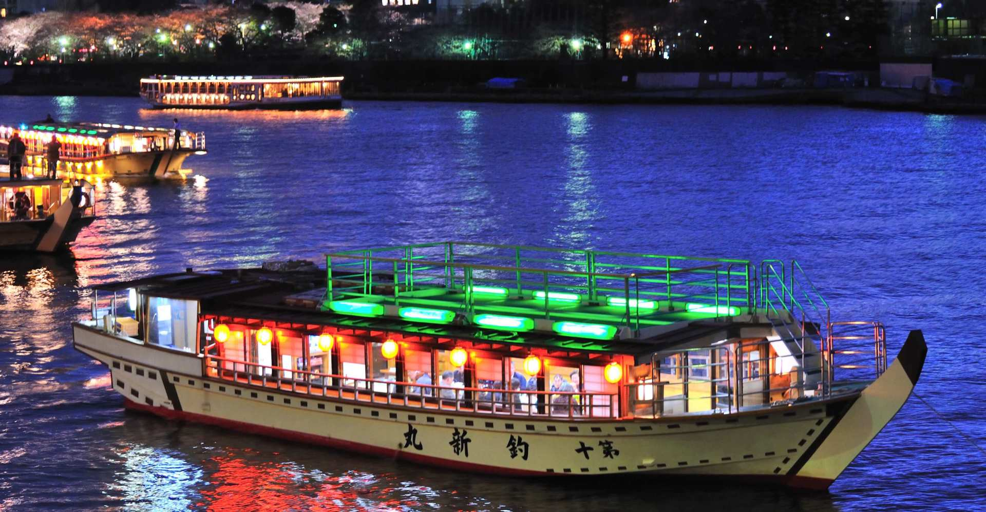 Asakusa Yakatabune Boat Ride with Meals & All-You-Can-Drink Beverages | Tokyo, Japan - Photo 1 of 7