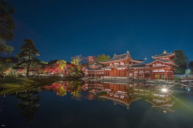 Byodoin Temple Autumn Night Special Viewing "Auspicious Light and Joy - Autumn Lights" Admission Ticket Reservations (Uji City, Kyoto Prefecture) - Photo 1 of 10