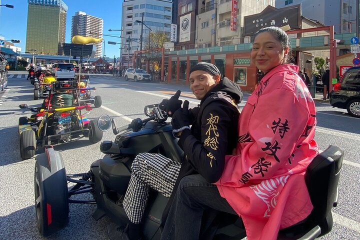 Drive like KING! Can-am Ryker cruising in Asakusa **IDP must** - Photo 1 of 7