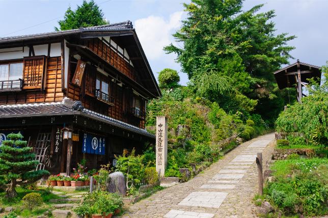 Ena Gorge Autumn leaves Cruise and Magome 1 Day Bus Tour from Nagoya - Photo 1 of 10