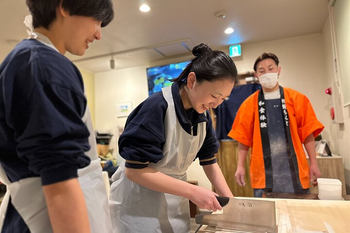 Experience traditional Japanese cuisine, making soba noodles in Sapporo, in a fun and casual way. - Photo 1 of 19