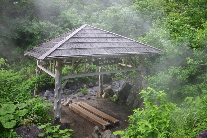 Hot spring steam bench