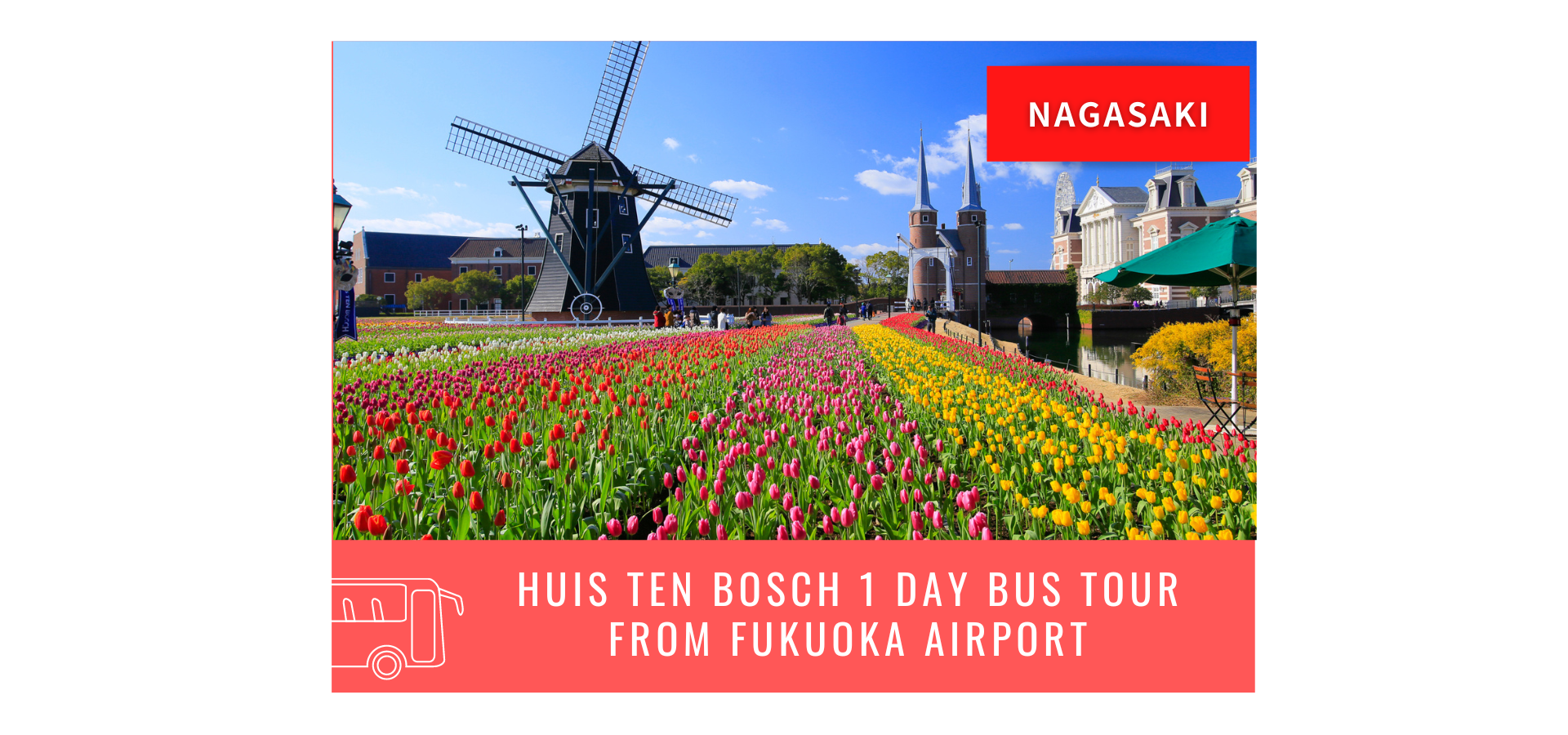 Huis Ten Bosch 1 Day Bus Tour From Fukuoka Airport - Photo 1 of 6