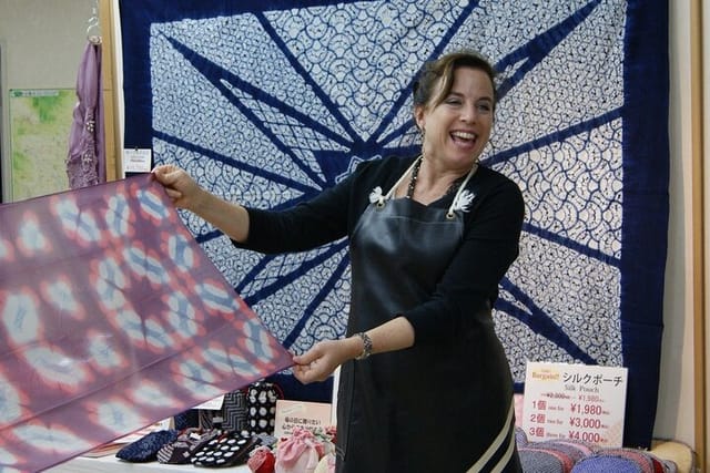 Itajime Shibori Scarf Class - Photo 1 of 7