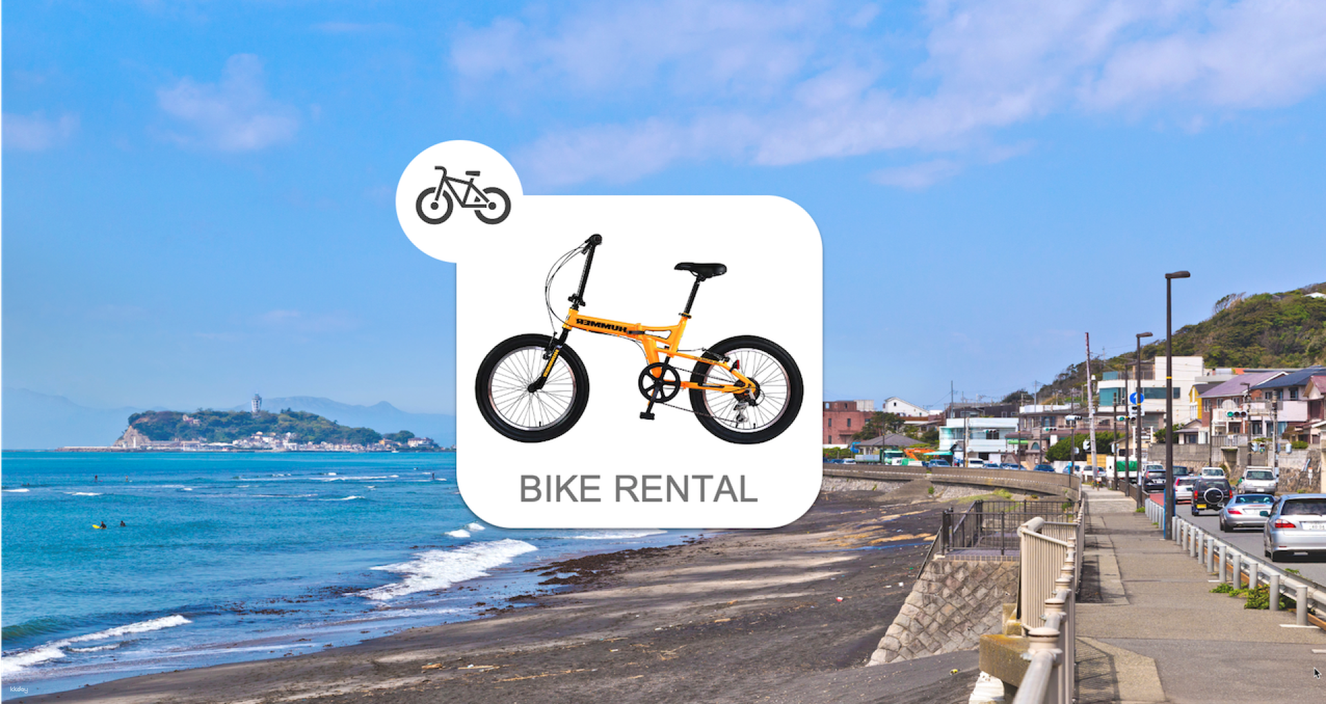 Kanagawa Shonan(神奈川湘南) / Enoshima(江ノ島) Rental Bicycle Reservation ｜ Shonan Local Wave(湘南ローカルウェーブ) ｜ Pick-up at Enoshima Station(江ノ島駅) - Photo 1 of 4