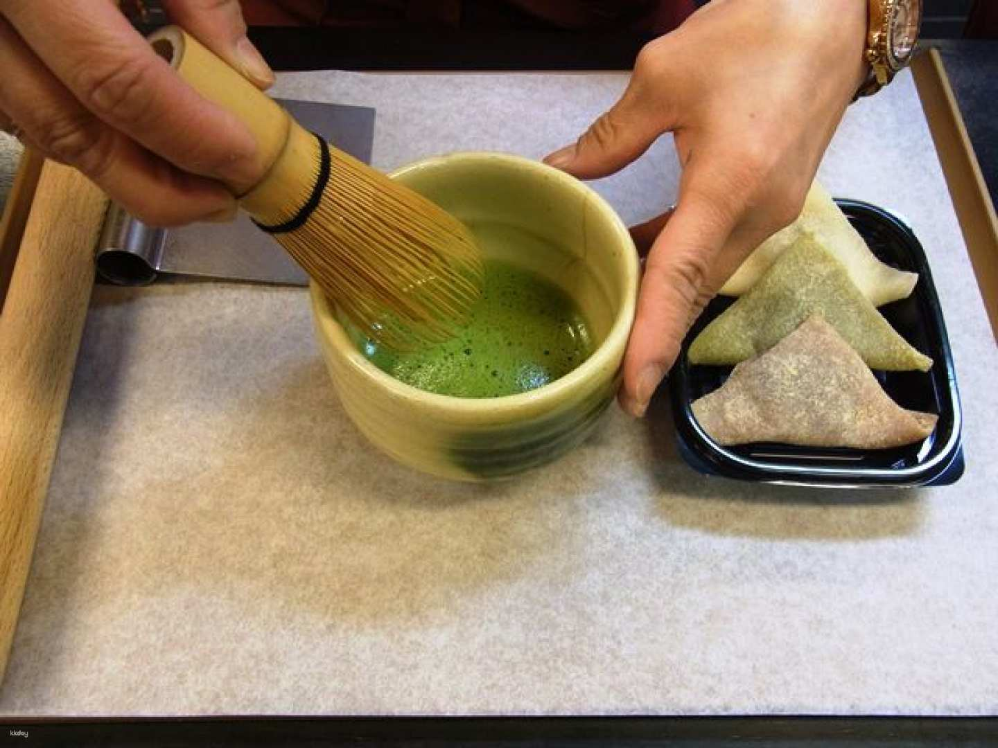 Kyoto - Japanese Sweets Making | Making Fresh Yatsuhashi From Scratch and Matcha Tea Experience - Photo 1 of 4