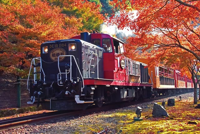 Kyoto Sagano Romantic Train in Arashiyama Bus Tour - Photo 1 of 7