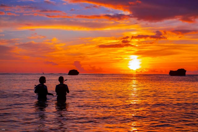 Night Snorkel & Cave Exploration: Sunset Spectacle with Photo Service | Onna Village, Okinawa - Photo 1 of 6