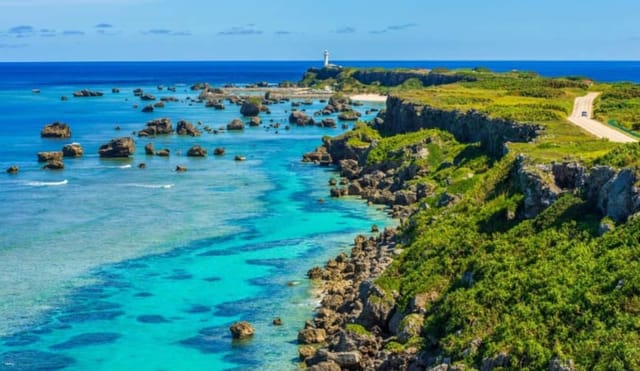 Okinawa, Japan | Miyakojima Private Charter Car One-Day Tour | 5-Seater/10-Seater | Sunayama Beach, Irabu Bridge - Photo 1 of 6