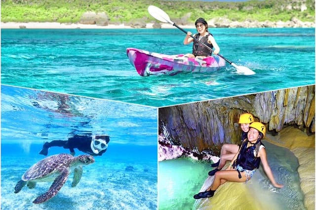 [Okinawa Miyako] [1 day] Pumpkin Limestone Caving & Sea Turtle Snorkeling - Photo 1 of 10