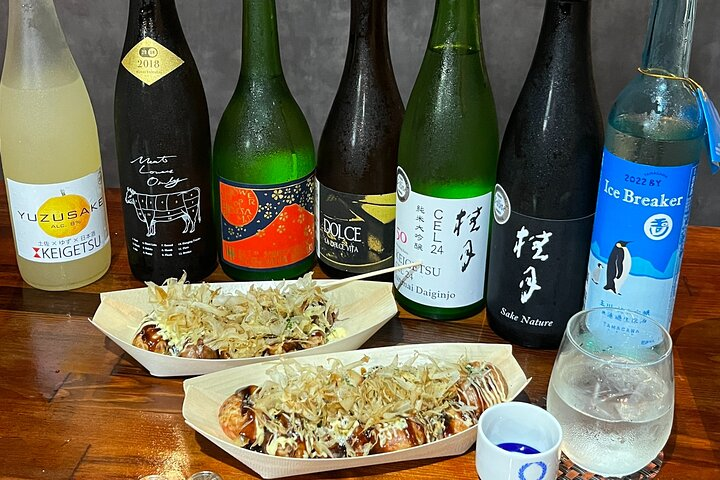 Osaka SAKE Tasting with Takoyaki DIY - Photo 1 of 18