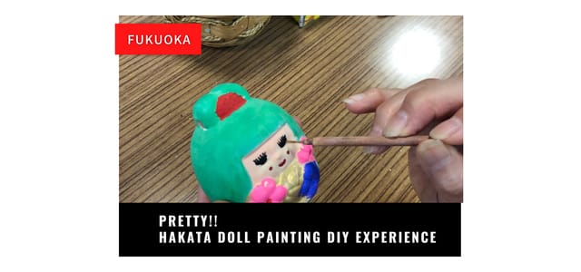 Pretty!! Hakata Doll Painting DIY Experience - Photo 1 of 4