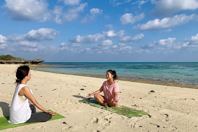 Private beach yoga where you can feel nature and the earth on Ishigaki Island - Photo 1 of 6