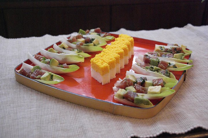 Creative local dish in a Tokyo home