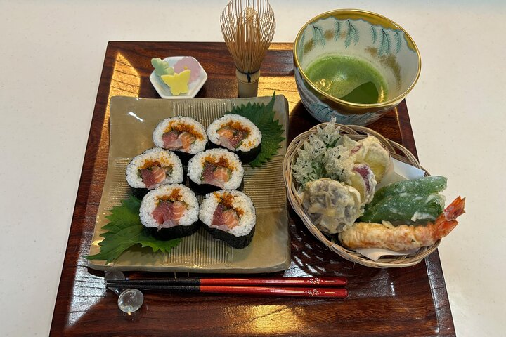 Seafood Rolls and Tempura Cooking Class with Matcha in Hokkaido - Photo 1 of 3