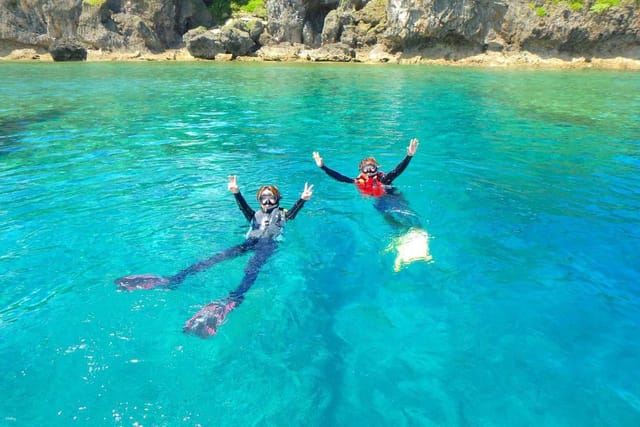 Snorkeling in the Blue Cave・Deep diving experience ｜Okinawa Japan - Photo 1 of 3