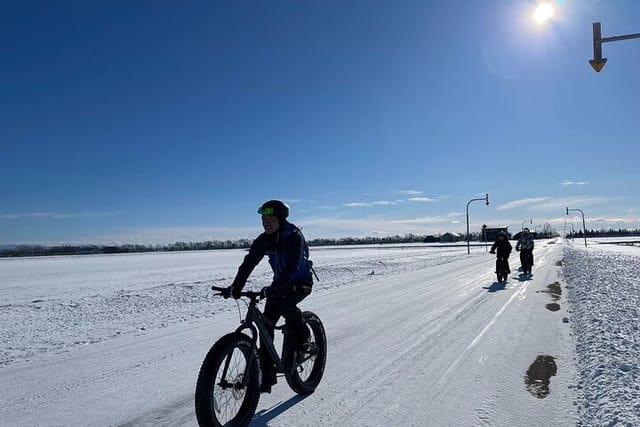 Snow on FAT BIKE - Guided Private Tour in Shinshinotsu - Photo 1 of 5