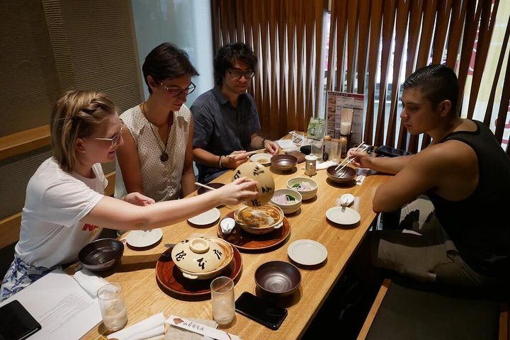 Tour at Yamamotoya enjoying Miso Nikomi Udon