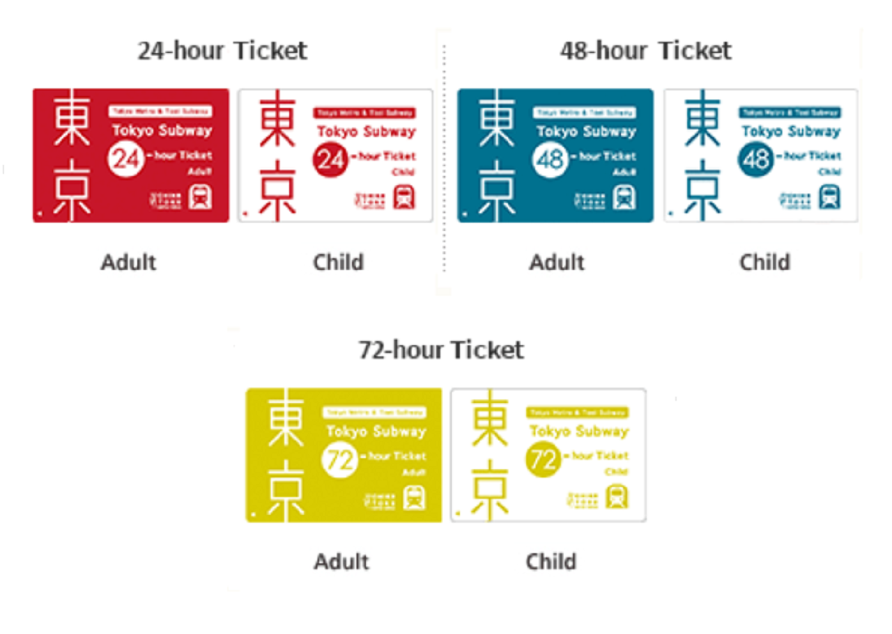 Tokyo Subway Ticket (Tokyo Metro and Toei Subway) (Unlimited Rides: 24, 48 or 72 Hours Pass) - Photo 1 of 11